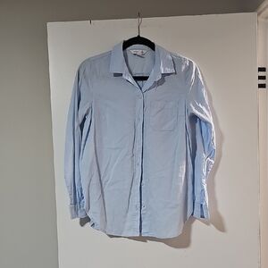 Old Navy Light Blue Casual Button Down Shirt